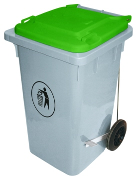 Abfalleimer 100 Liter, grün