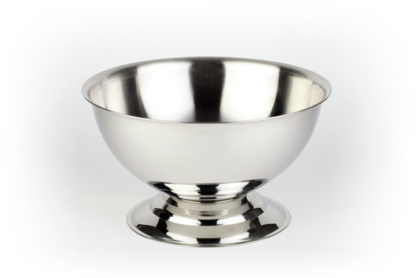 Champagnerkühler Ø 40,5 cm, H: 22,5 cm , Edelstahl