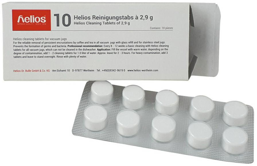 Reinigungstabletten - 10 Stück - Helios Reinigungstabs -